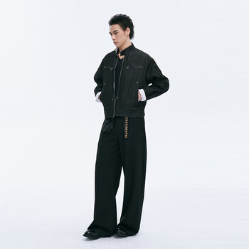 CATSSTAC重工哈灵顿夹克二代cleanfit重磅帆布休闲立详情图